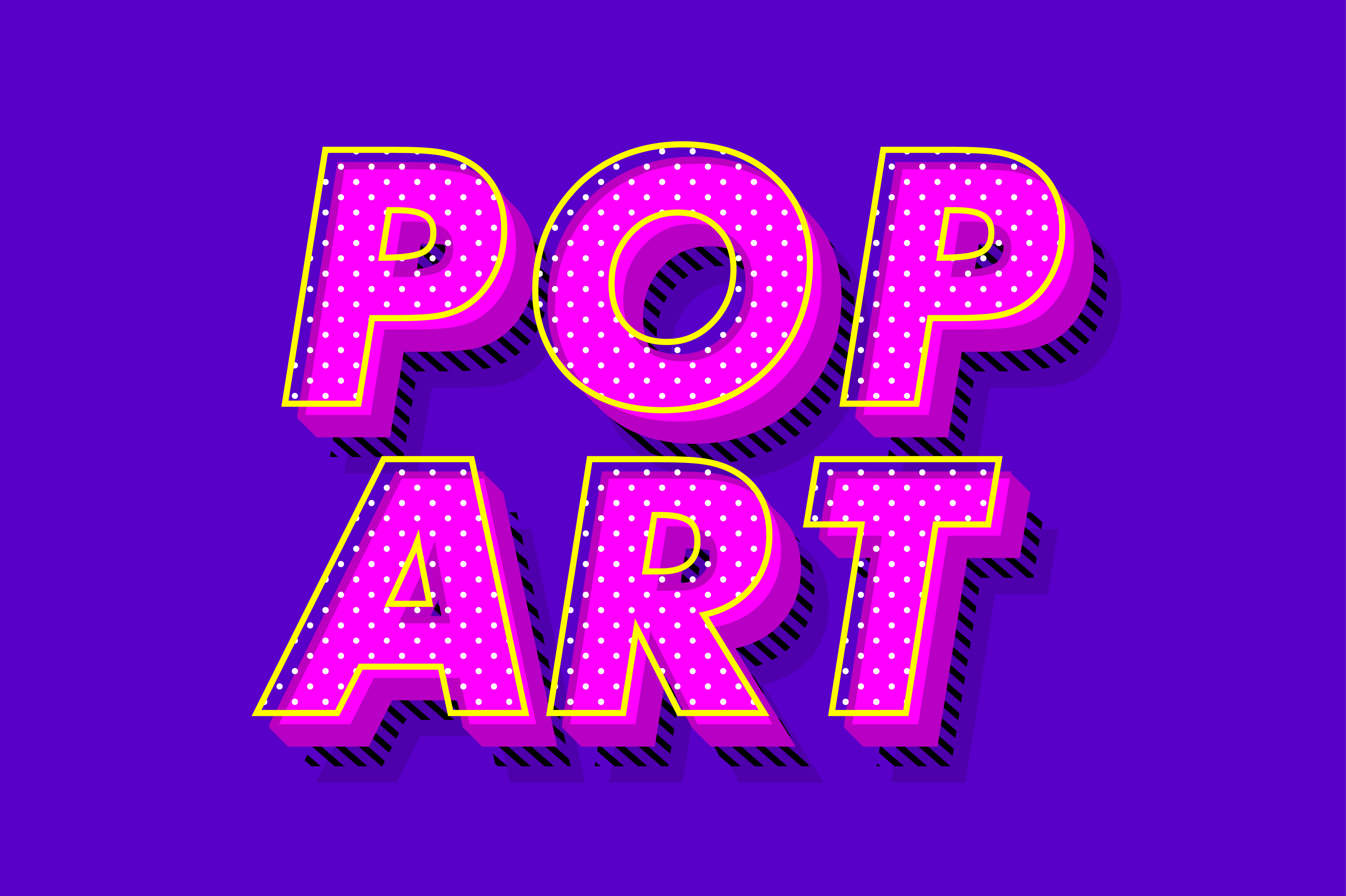 Pop Art Text Effects for Illustrator by memetxsaputra GraphicRiver